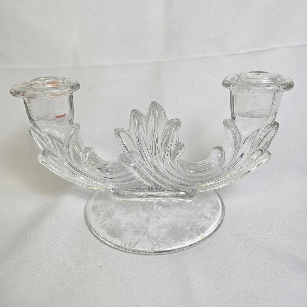 Fostoria pair vintage